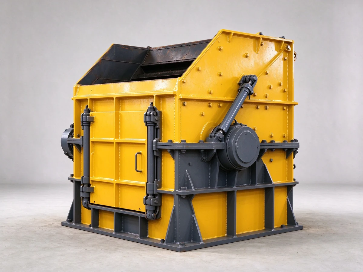 Client-supplied impact crusher image; exact model verification pending