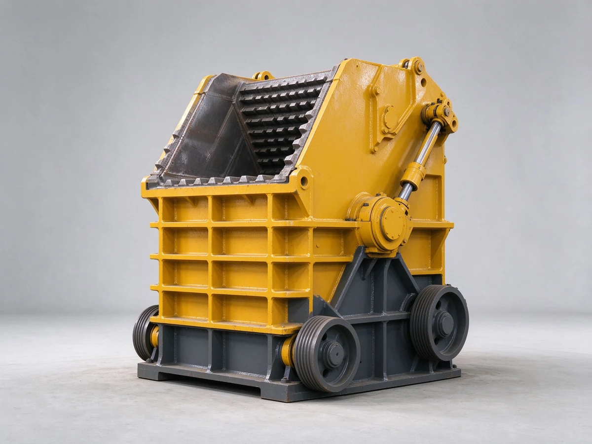 Client-supplied jaw crusher image; exact model verification pending